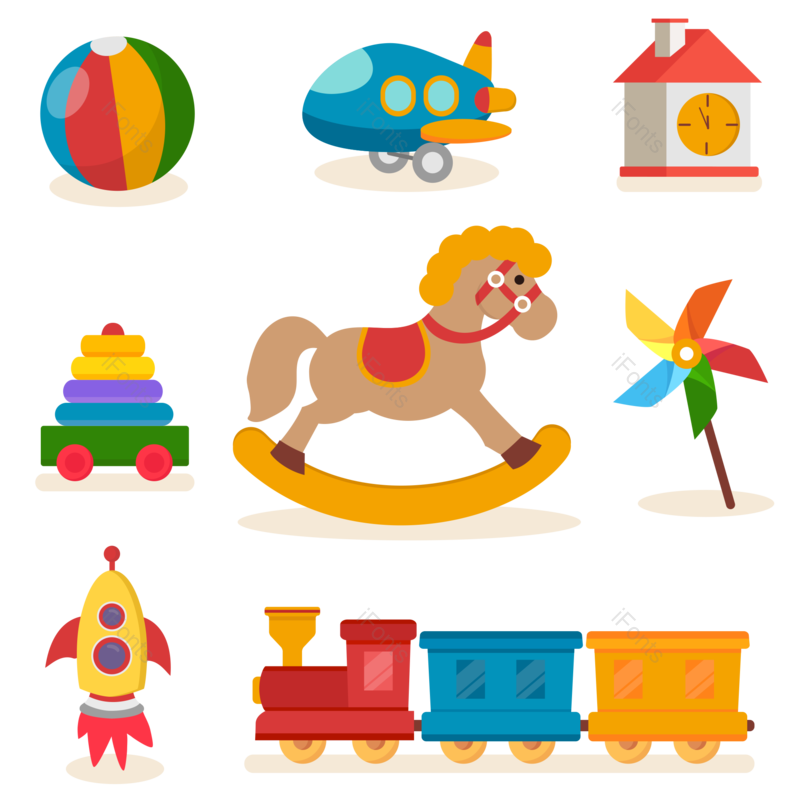 童年图片,六一儿童节元素,火箭PNG,童趣免抠素材